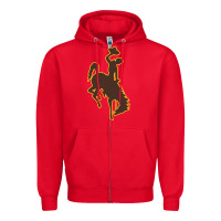 Wyoming Athletics Zipper Hoodie | Teevron