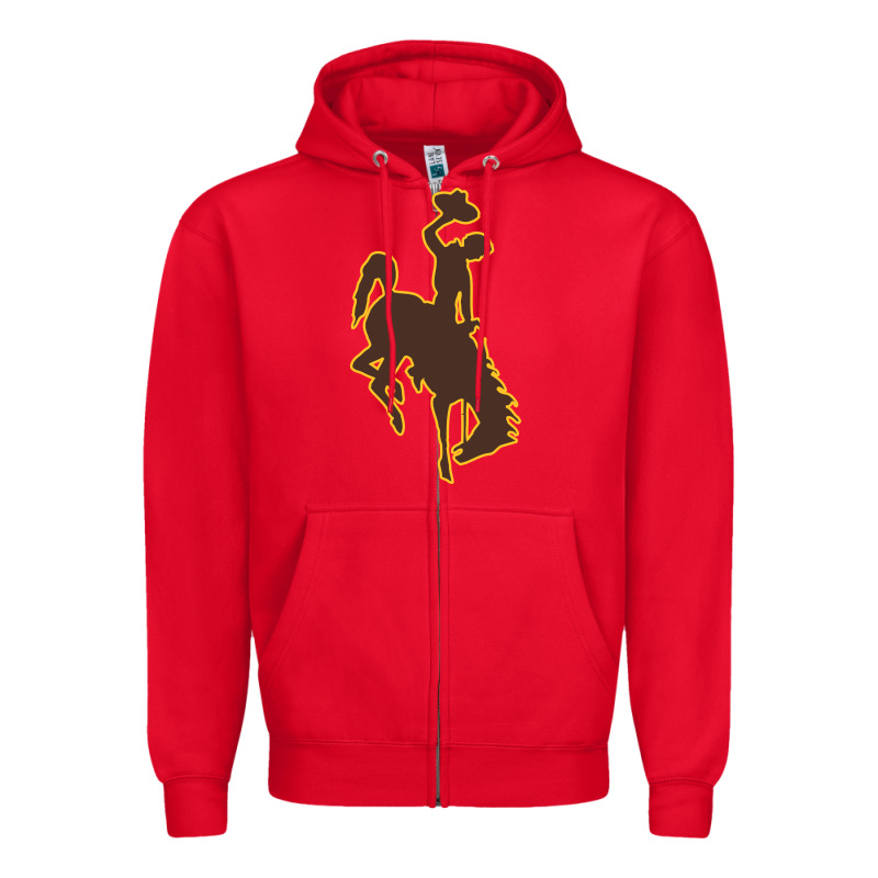 Wyoming Athletics Zipper Hoodie by linhVisuals | Teevron