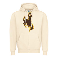 Sandshell wyoming athletics Zipper Hoodie - linhVisuals