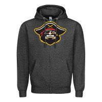 Charcoal Heather bradenton marauders Zipper Hoodie - linhVisuals