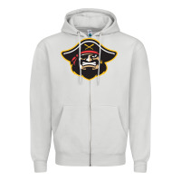 Dove Grey bradenton marauders Zipper Hoodie - linhVisuals