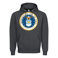 Smoke department of the air force Zipper Hoodie - linhVisuals