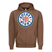Chestnut hockey night in canada 1 Zipper Hoodie - linhVisuals