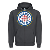 Smoke hockey night in canada 1 Zipper Hoodie - linhVisuals