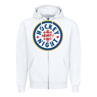 White hockey night in canada 1 Zipper Hoodie - linhVisuals