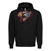 Black fresno grizzlies baseball Zipper Hoodie - linhVisuals