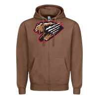 Chestnut fresno grizzlies baseball Zipper Hoodie - linhVisuals