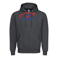 Smoke usa hockey Zipper Hoodie - linhVisuals