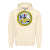 Sandshell department of the army Zipper Hoodie - linhVisuals