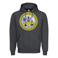 Smoke department of the army Zipper Hoodie - linhVisuals