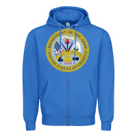 True Royal department of the army Zipper Hoodie - linhVisuals