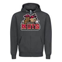 Smoke modesto nuts baseball Zipper Hoodie - linhVisuals