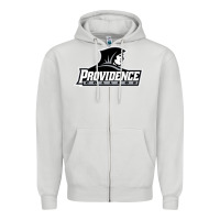 Dove Grey providence  friars college Zipper Hoodie - linhVisuals