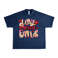 Navy Love never fails Urban Heavy Tee - FaDigitalArtStudio
