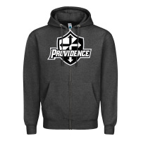 Charcoal Heather providence friars college Zipper Hoodie - linhVisuals