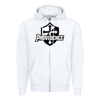 White providence friars college Zipper Hoodie - linhVisuals