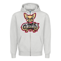 Dove Grey el paso chihuahuas Zipper Hoodie - linhVisuals