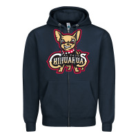 Navy el paso chihuahuas Zipper Hoodie - linhVisuals