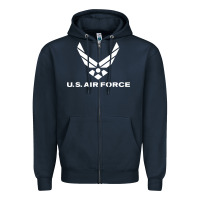 Us Air Force Zipper Hoodie | Teevron