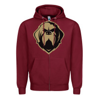 Burgundy the-newfoundland-growlers-pen Zipper Hoodie - linhVisuals
