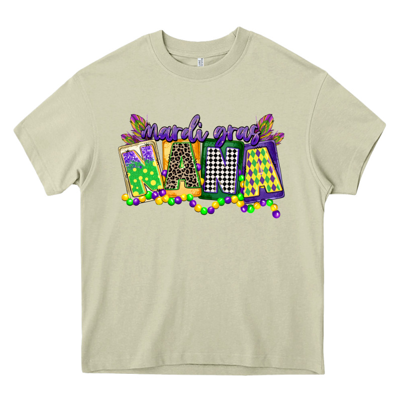 Mardi Gras Nana Heavy Core Tee by CowGirlArtShop | Teevron