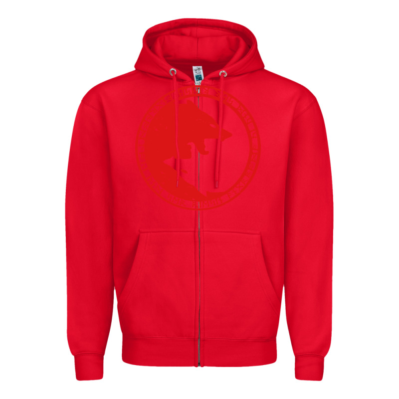 Fenrir Wolf Of Odin Zipper Hoodie by linhVisuals | Teevron