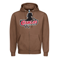 Chestnut the dominican chargers Zipper Hoodie - linhVisuals