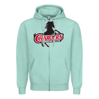 Seafoam the dominican chargers Zipper Hoodie - linhVisuals