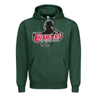 Sports Green the dominican chargers Zipper Hoodie - linhVisuals