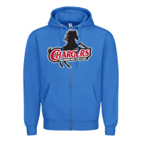 True Royal the dominican chargers Zipper Hoodie - linhVisuals