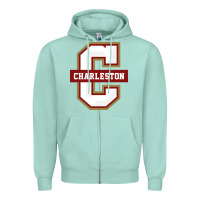 Seafoam the charleston cougars Zipper Hoodie - linhVisuals