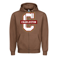 Chestnut the charleston cougars Zipper Hoodie - linhVisuals