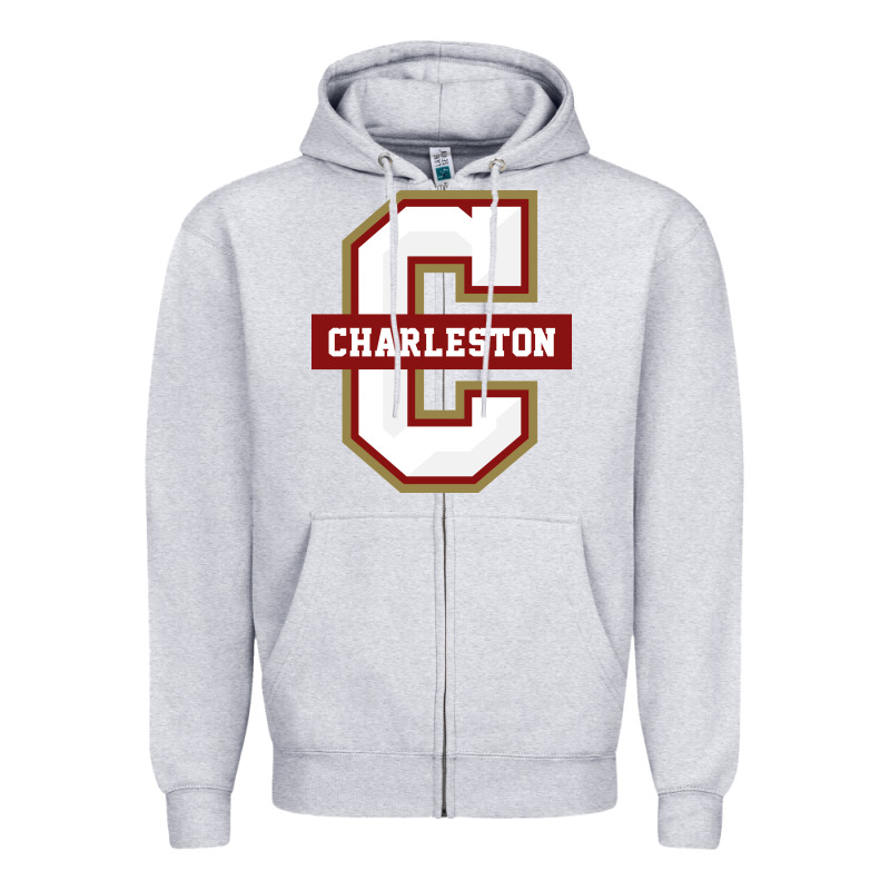 The Charleston Cougars Zipper Hoodie by linhVisuals | Teevron