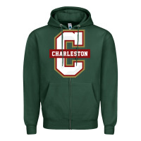 Sports Green the charleston cougars Zipper Hoodie - linhVisuals