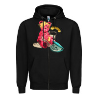 Black #mod sun Zipper Hoodie - linhVisuals