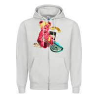 Dove Grey #mod sun Zipper Hoodie - linhVisuals