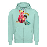Seafoam #mod sun Zipper Hoodie - linhVisuals
