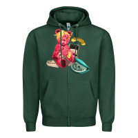 Sports Green #mod sun Zipper Hoodie - linhVisuals