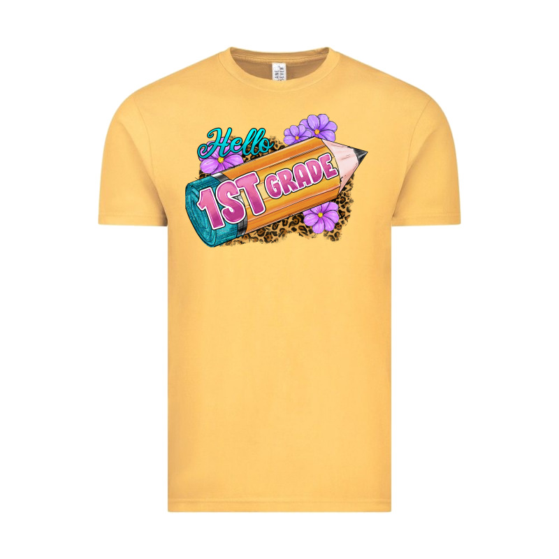 Hello 1st Grade Vintage Tee by RanaPortraitStore | Teevron