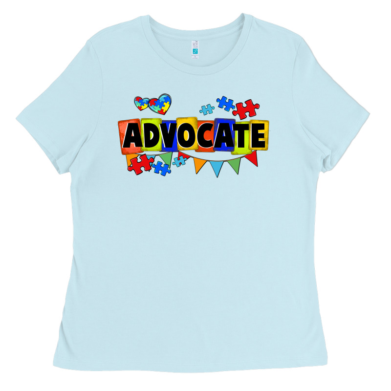 Advocate Autism Ladies Tee by FaDigitalArtStudio | Teevron