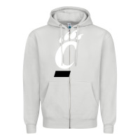 Dove Grey the cincinnati bearcats Zipper Hoodie - linhVisuals