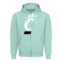 Seafoam the cincinnati bearcats Zipper Hoodie - linhVisuals
