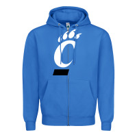 True Royal the cincinnati bearcats Zipper Hoodie - linhVisuals