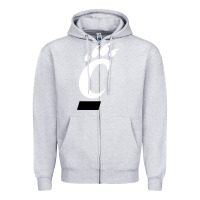 Heather Grey the cincinnati bearcats Zipper Hoodie - linhVisuals