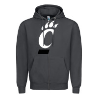 Smoke the cincinnati bearcats Zipper Hoodie - linhVisuals