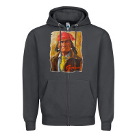 Smoke geronimo apache warrior native american t shirt Zipper Hoodie - linhVisuals