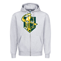 Heather Grey the clarkson golden knights Zipper Hoodie - linhVisuals