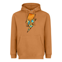 Meerkat Lightning Bolt Heavyweight Hoodie - JahusDesignShop