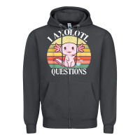 Smoke i axolotl questions funny axolotl costume for axolotl lovers t shirt Zipper Hoodie - linhVisuals