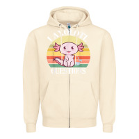 Sandshell i axolotl questions funny axolotl costume for axolotl lovers t shirt Zipper Hoodie - linhVisuals